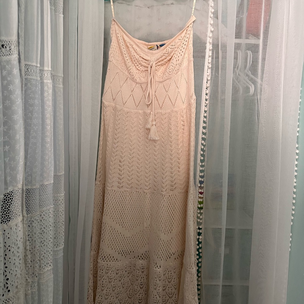 Farm rio crocheted dress